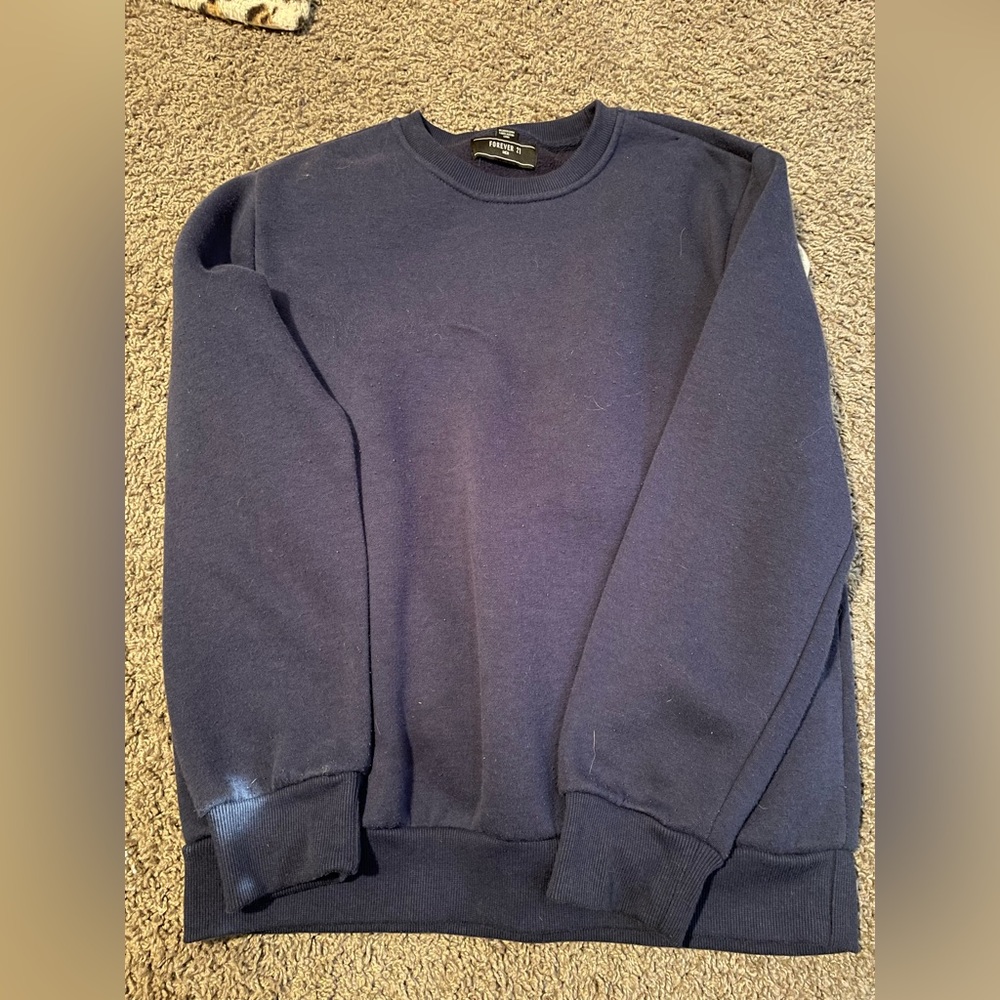 Navy Blue Long sleeve sweater, size medium.